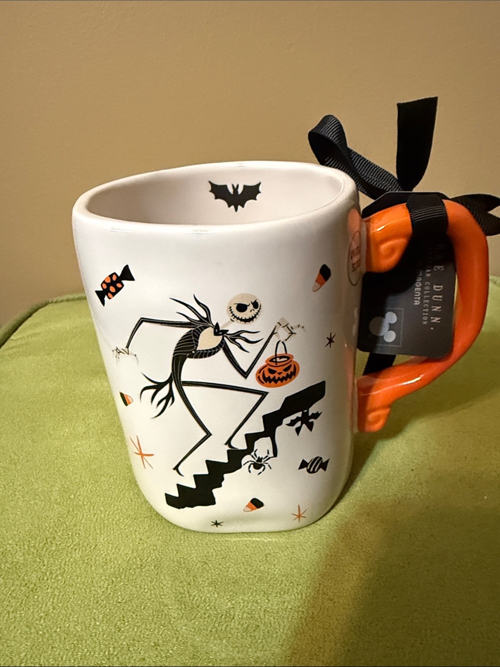 Rae Dunn Disney Nightmare Before Christmas Trick Or Terror? Double Sided Mug